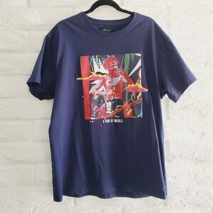 AKOO Embroidered Drummer Cloud T-shirt A King of Oneself Streetwear Mens Sz 3XL